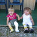 16.07.2008 Lea und Lina vorm Cont...